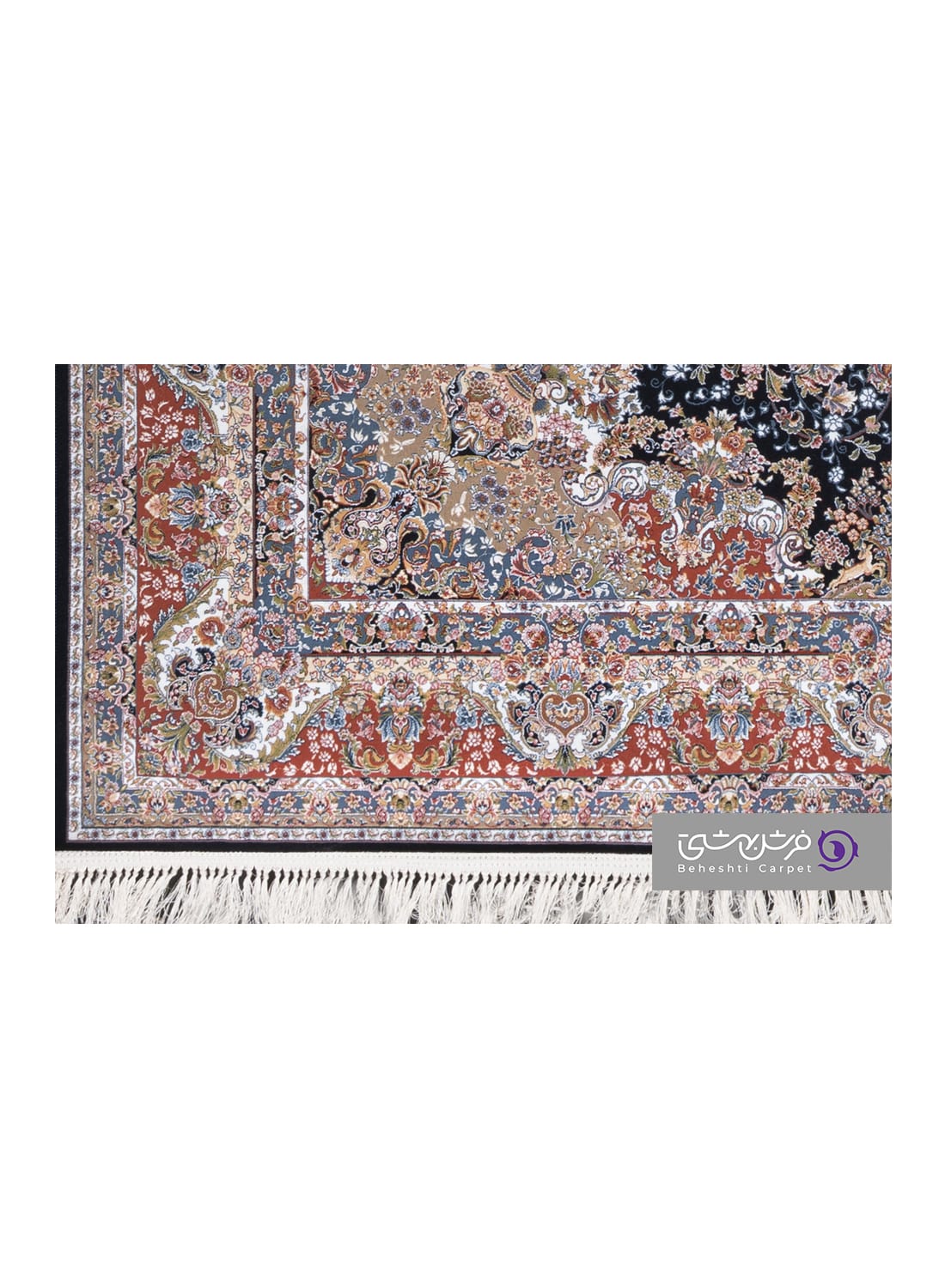 جزییات نقش فرش بهشتی طرح تبریز کد 1351