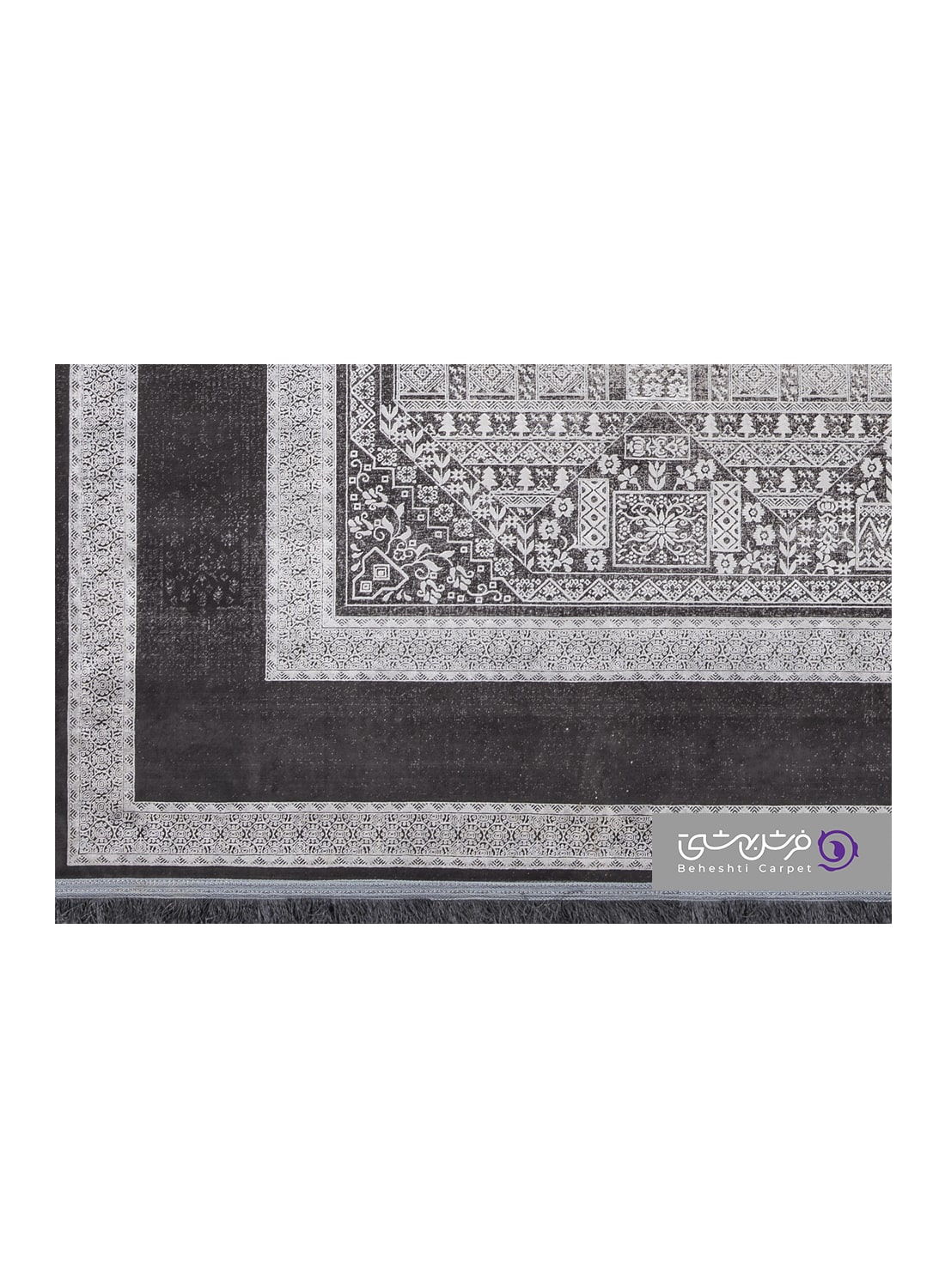جزییات نقش فرش طرح نارسیس کد 8037
