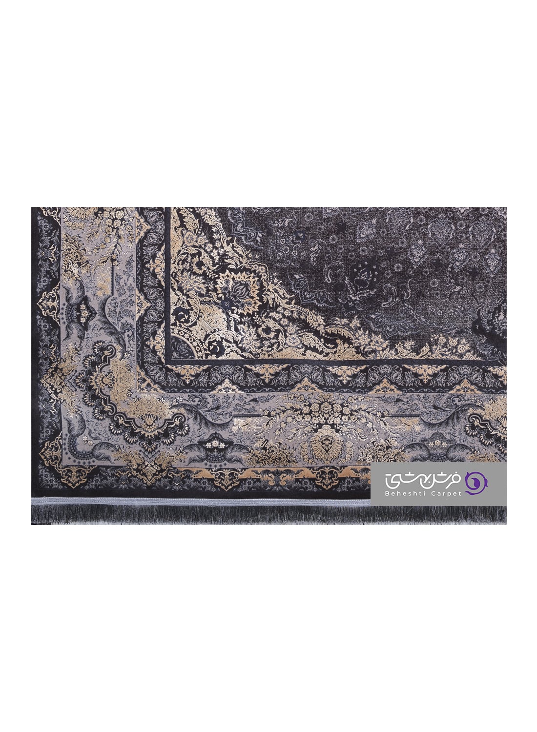 جزییات نقش فرش طرح نارسیس کد 8043