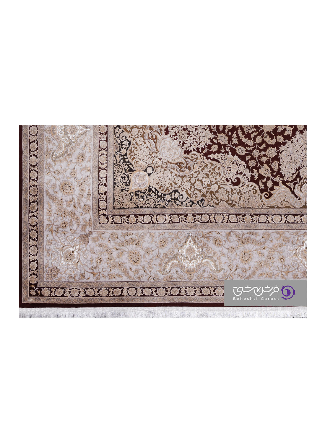 جزییات نقش فرش طرح نارسیس کد 8305