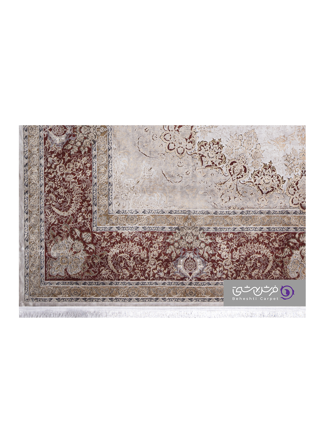 جزییات نقش فرش طرح نارسیس کد 8310