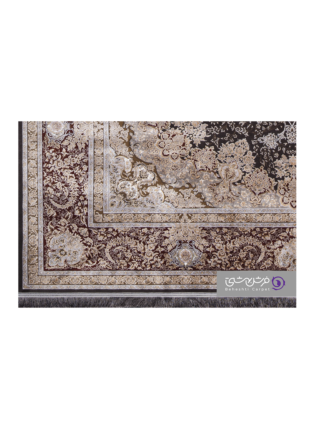 جزییات نقش فرش طرح نارسیس کد 8311