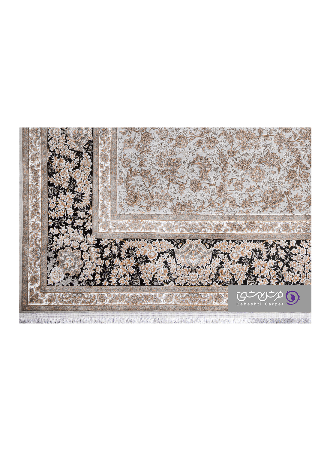 جزییات نقش فرش طرح نارسیس کد 8315