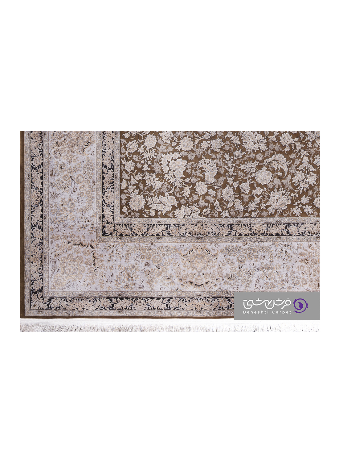 جزییات نقش فرش طرح نارسیس کد 8316