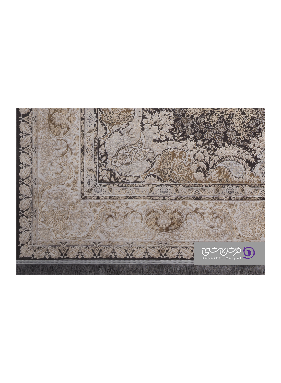 جزییات نقش فرش طرح نارسیس کد 8318