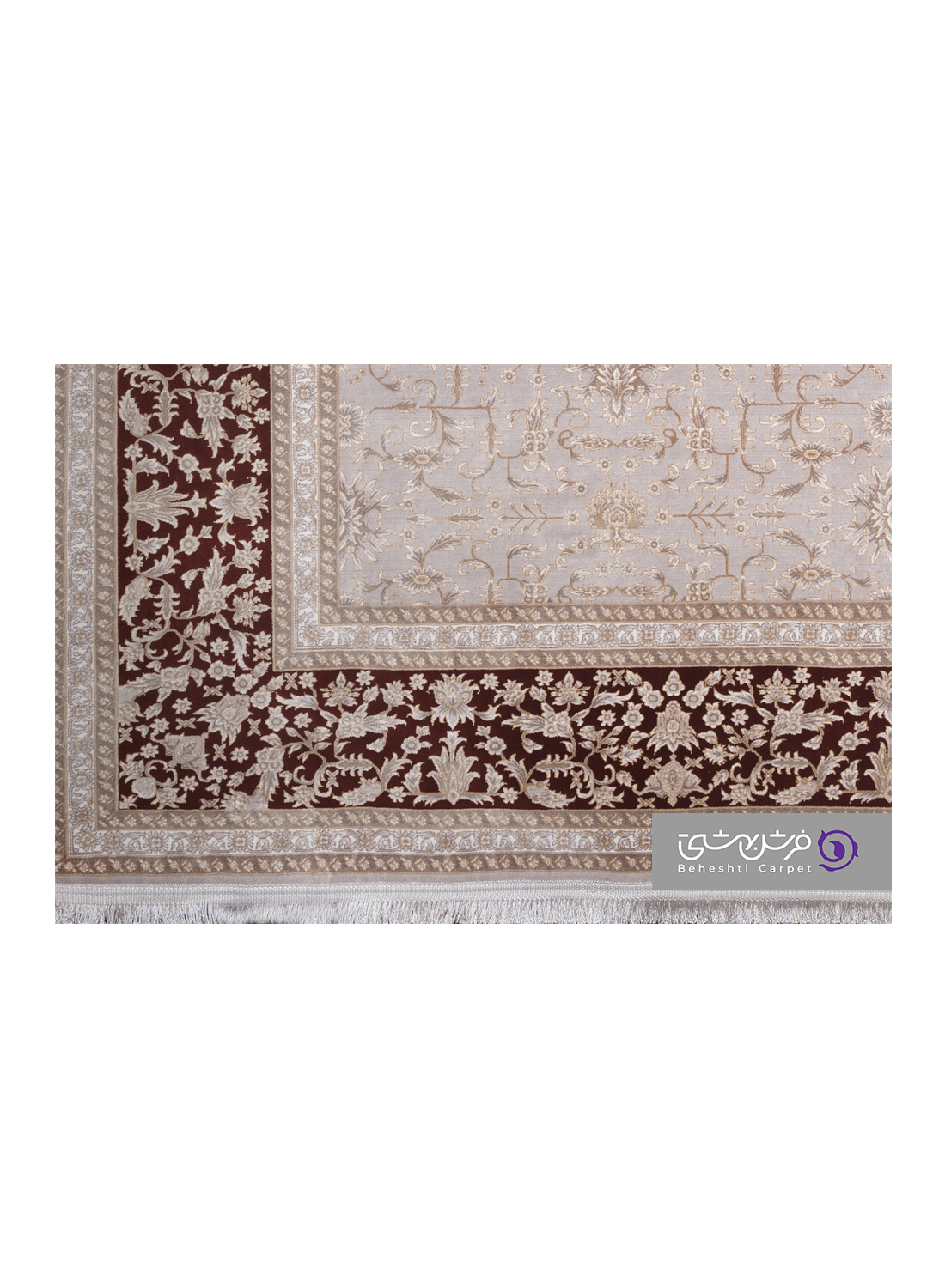 جزییات نقش فرش طرح نارسیس کد 8326