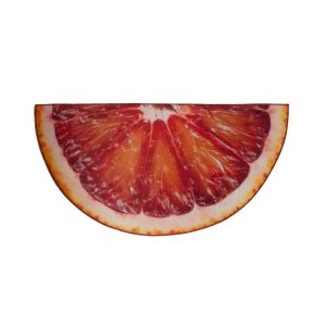 پادری میوه ای نیم دایره طرح پرتقال قرمز