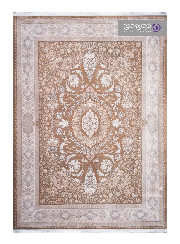 فرش طرح نارسیس فرش بهشتی کد 8338