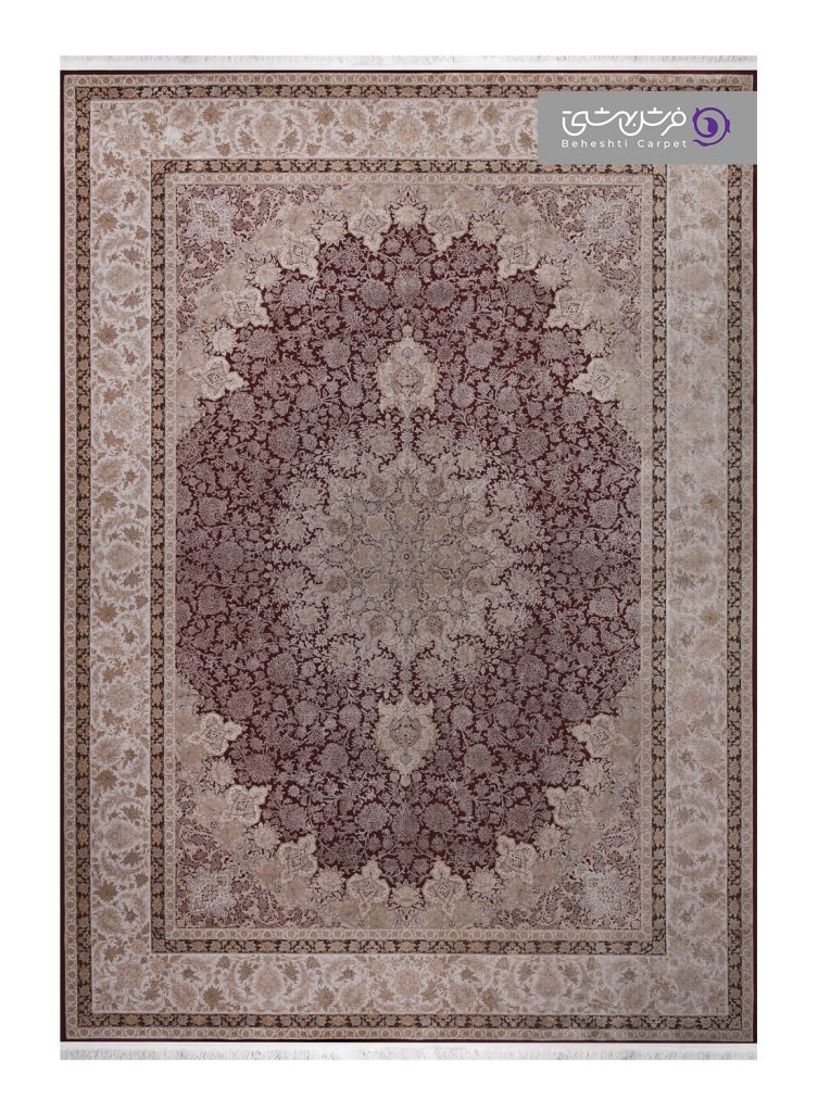 فرش طرح نارسیس فرش بهشتی کد 8339