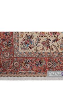 جزییات نقش فرش بهشتی طرح نگارین کد 2125