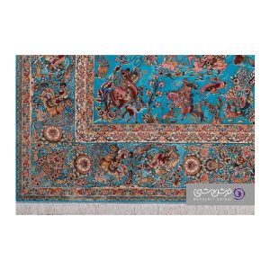 جزییات نقش فرش بهشتی طرح نگارین کد 2126
