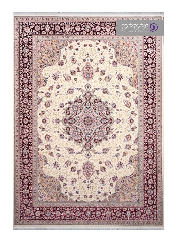 نقش فرش بهشتی طرح آیتان کد T06 موزی