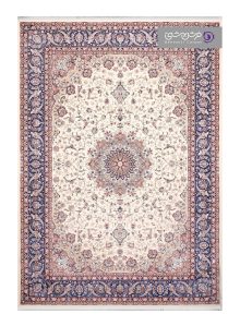فرش طرح آیتان کد T31 موزی سرمه ای