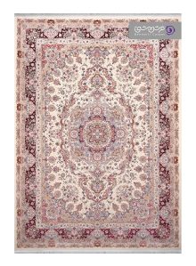 فرش طرح آیتان کد T33 موزی ارغوانی