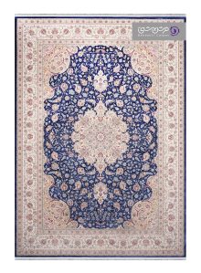 فرش طرح آیتان کد R06 سرمه ای