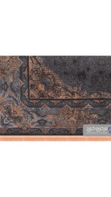 جزییات نقش فرش طرح ویهان کد 2043 نارنجی