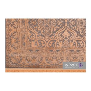جزییات نقش فرش طرح ویهان کد 2061 نارنجی
