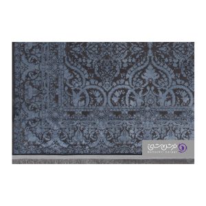 جزییات نقش فرش طرح ویهان کد 2062 آبی تیره