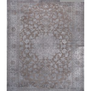 فرش طرح ویهان کد 2066 نقره آبی