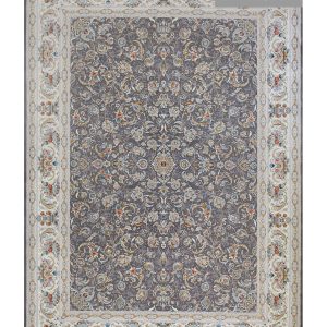 فرش طرح نائین کد 8006 طوسی/کرم