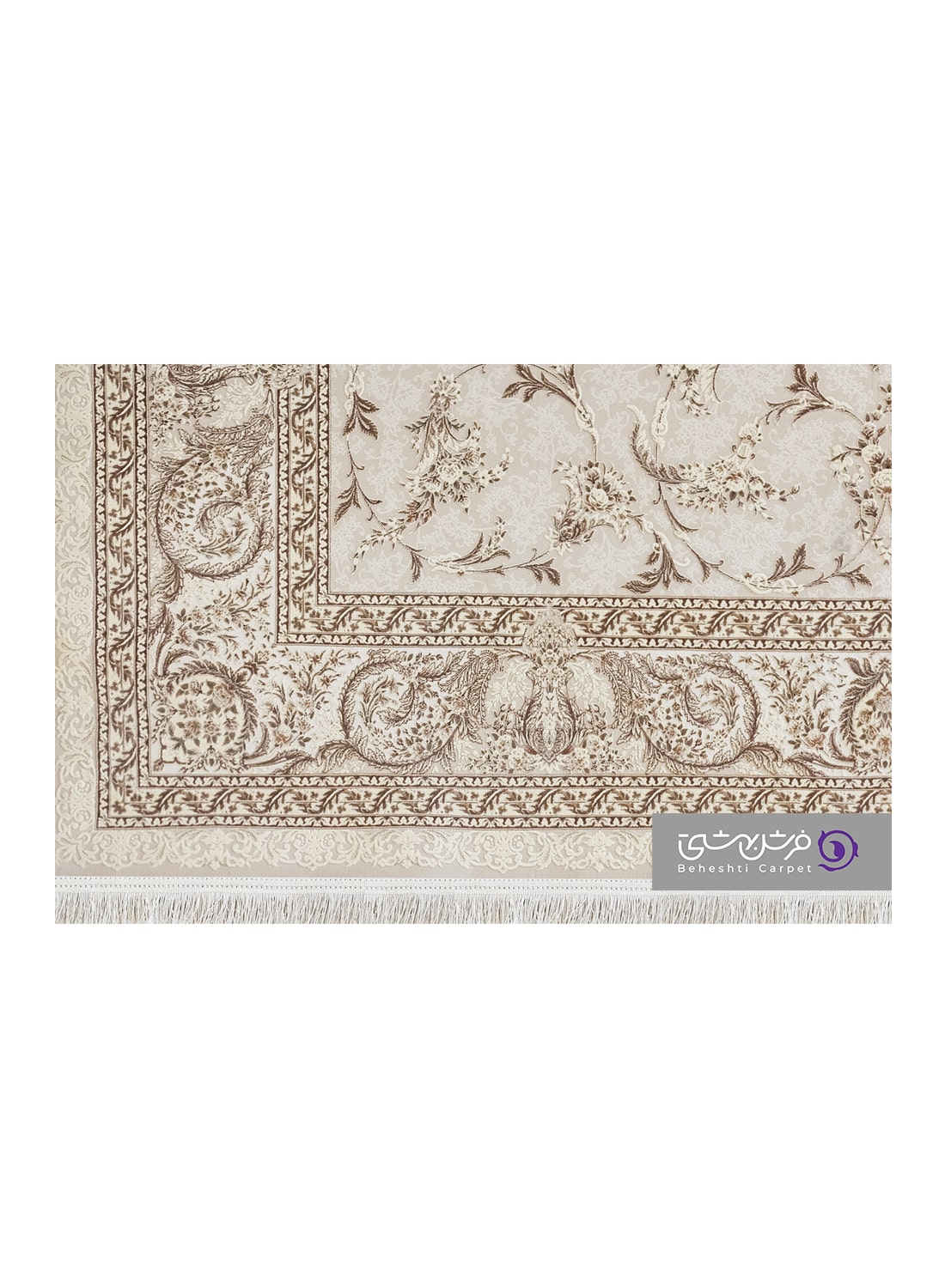 جزییات نقش فرش طرح نائین کد 8036