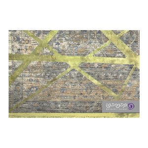 جزییات نقش فرش طرح یونیک کد 8425 سبز