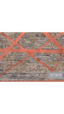 جزییات نقش فرش طرح یونیک کد 8466 صورتی روشن