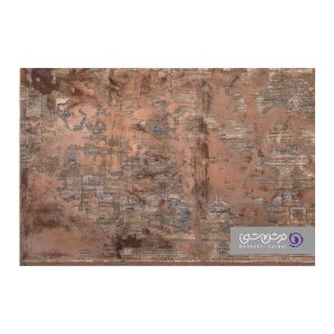 جزییات نقش فرش طرح یونیک کد 8484 مسی