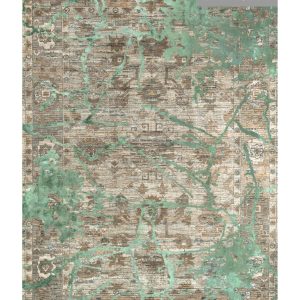 فرش طرح یونیک کد 8485 سبز