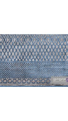 جزییات نقش فرش طرح یونیک کد 8493 آّبی