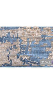 جزییات نقش فرش طرح یونیک کد 8501 آبی