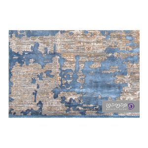 جزییات نقش فرش طرح یونیک کد 8501 آبی