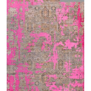 فرش طرح یونیک کد 8501 سرخابی