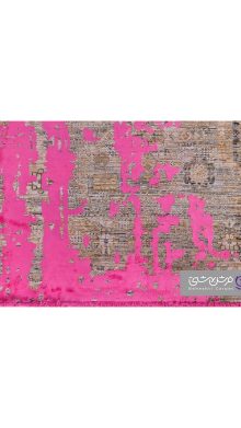 جزییات نقش فرش طرح یونیک کد 8501 سرخابی