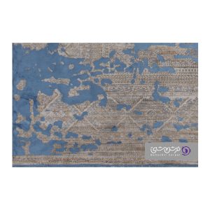 جزییات نقش فرش طرح یونیک کد 8502 آبی