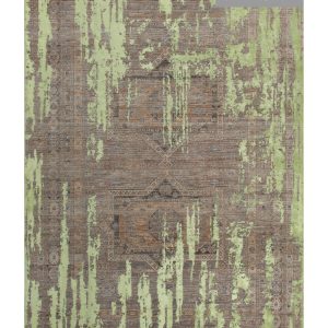 فرش طرح یونیک کد 8503 سبز