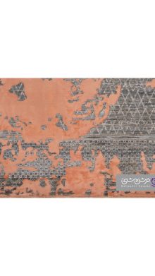 جزییات نقش فرش طرح یونیک کد 8504 نارنجی