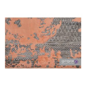 جزییات نقش فرش طرح یونیک کد 8504 نارنجی