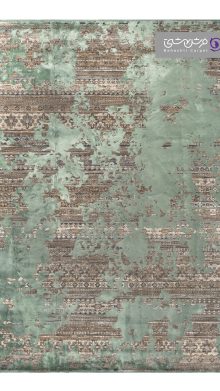 فرش طرح یونیک کد 8507 سبز