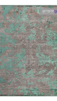 فرش طرح یونیک کد 8516 سبز