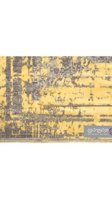 جزییات نقش فرش طرح یونیک کد 8519 زرد