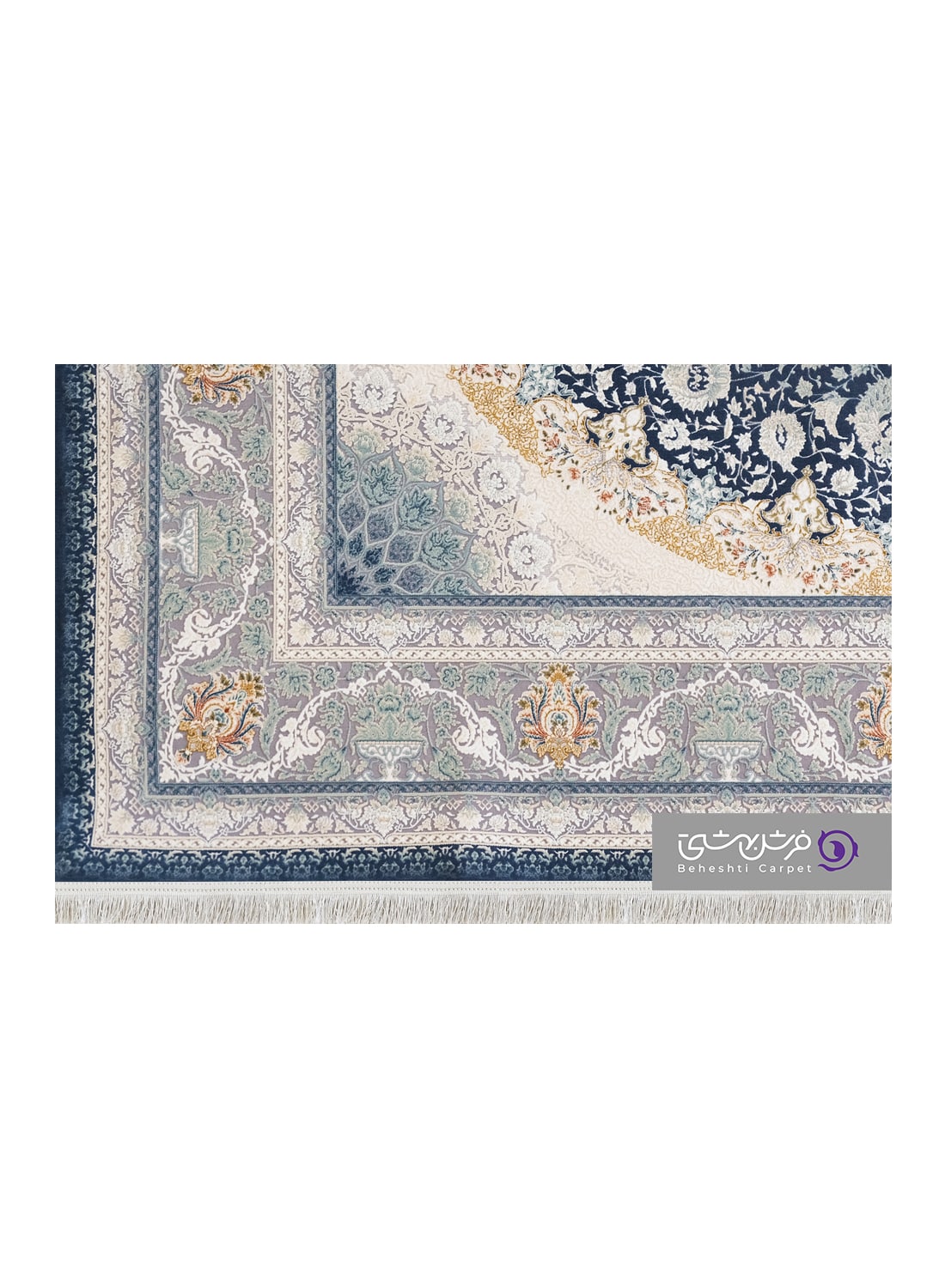 جزییات نقش فرش طرح تهران کد 9552