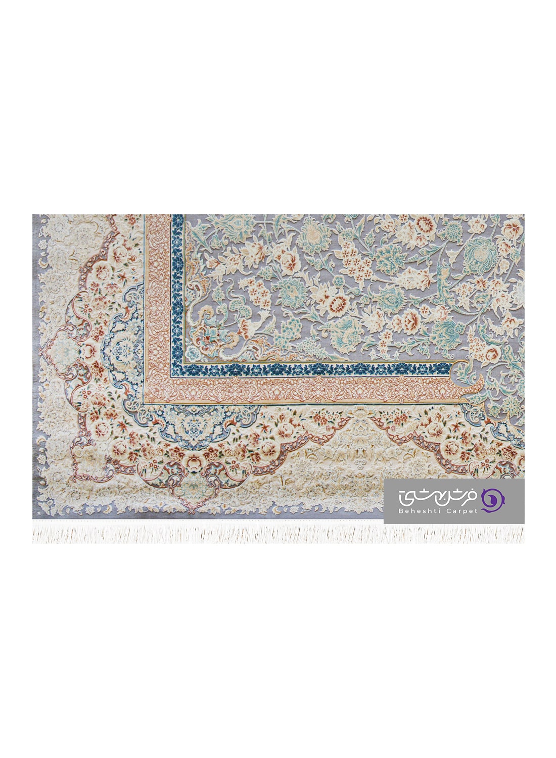 جزییات نقش فرش طرح تهران کد 9692