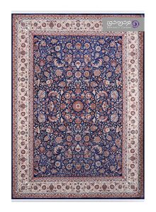 فرش طرح آیتان کد R16 سرمه ای