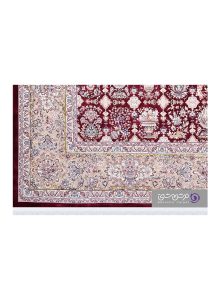 جزییات نقش فرش طرح آیتان کد T29 ارغوانی