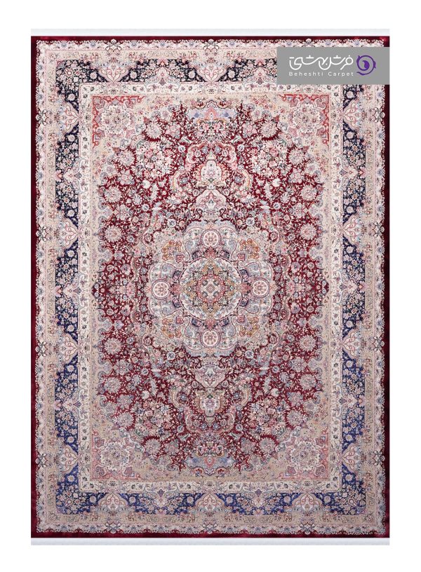 فرش طرح آیتان کد T33 ارغوانی