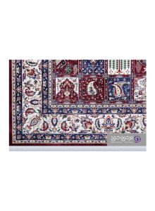 جزییات نقش فرش طرح آیتان کد T36 ارغوانی