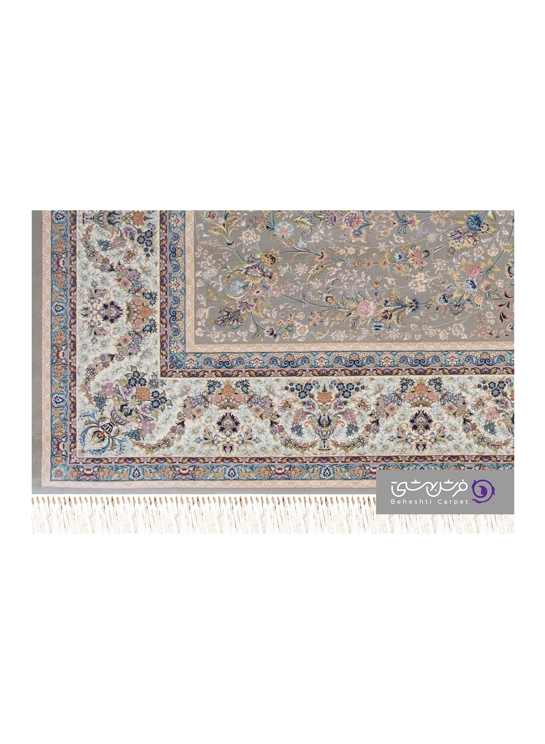 جزییات نقش فرش طرح نائین کد 3511