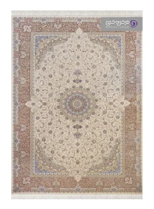 فرش طرح شاهان کد 1521 کرمی