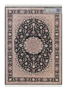فرش طرح شاهان کد 1524 مشکی